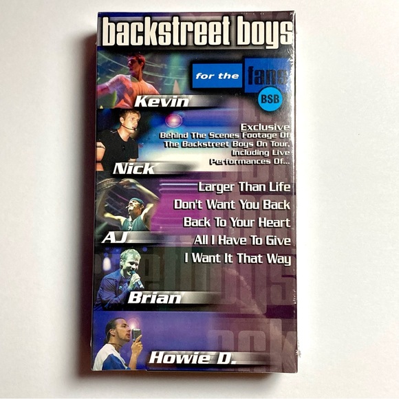 Backstreet Boys “For the Fans” VHS Video - Picture 2 of 3